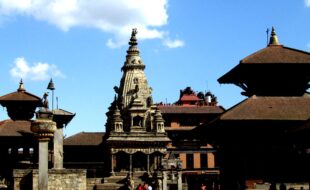 this is the image of patan durbar square located in near  kathmandu vally