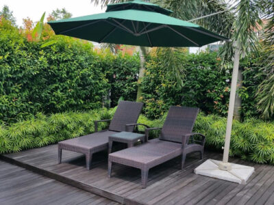 Patio Umbrella
Upgrade your patio with DeconDesigns’ stylish and durable Patio Umbrellas. Perfect for Malaysian homes, resorts, hotels, and cafes, they provide reliable shade from sun and rain while enhancing outdoor aesthetics. Crafted from weather-resistant fabrics and strong frames, these umbrellas withstand tropical conditions and offer long-lasting performance. Available in a variety of sizes, shapes, and colors, they complement any patio décor while creating comfortable and inviting spaces for relaxation or entertainment. Easy to operate, adjust, and maintain, DeconDesigns’ Patio Umbrellas combine functionality, style, and durability, offering premium outdoor shading solutions for all Malaysian patios.
please visit our website at www.decondesigns.com  or contact us  at +60167960331
