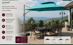 Buy Outdoor Umbrella Online
Shop conveniently with DeconDesigns to Buy Outdoor Umbrellas Online in Malaysia. Our collection features premium, durable, and stylish umbrellas designed for gardens, patios, poolside areas, resorts, cafes, and hotels. Crafted with weather-resistant fabrics and sturdy frames, they withstand tropical sun, rain, and occasional wind, ensuring long-lasting use. Available in various sizes, shapes, and colors, our online umbrellas create inviting, comfortable outdoor spaces. Easy to order, install, and maintain, shopping with DeconDesigns guarantees premium quality, convenience, and timely delivery anywhere in Malaysia. Enhance your outdoor living experience with stylish and functional outdoor umbrellas from our online store.
please visit our website at www.decondesigns.com  or contact us  at +60167960331