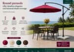 Round Patio Umbrella - Round Patio Umbrella
DeconDesigns’ Round Patio Umbrellas in Malaysia provide classic style and versatile shading solutions for gardens, patios, poolside areas, resorts, and cafes. Crafted with high-quality weather-resistant fabrics and sturdy frames, they withstand Malaysia’s tropical sun, rain, and wind. Available in various sizes and colors, Round Patio Umbrellas create inviting, shaded areas for relaxation, dining, and entertainment. Easy to operate, tilt, and maintain, they combine elegance, comfort, and practicality. Ideal for both residential and commercial outdoor spaces, DeconDesigns ensures every Round Patio Umbrella provides reliable, long-lasting performance while enhancing the aesthetic appeal of your outdoor areas in Malaysia.
please visit our website at www.decondesigns.com  or contact us  at +60167960331