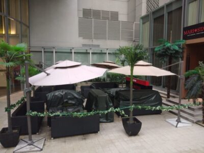 Garden Umbrella
Enhance your garden with DeconDesigns’ premium Garden Umbrellas. Perfect for residential gardens, patios, or commercial outdoor areas, these umbrellas provide ample shade while adding elegance to your space. Crafted with durable, weather-resistant fabrics and strong frames, they are built to withstand Malaysia’s tropical climate, including intense sun, rain, and wind. Available in multiple sizes, shapes, and colors, Garden Umbrellas complement any décor while creating inviting shaded areas for relaxation, dining, or social gatherings. Easy to operate, tilt, and maintain, they combine style, comfort, and practicality. Ideal for homeowners, resorts, cafes, and hotels, DeconDesigns’ Garden Umbrellas ensure long-lasting performance and aesthetic appeal. Choose our umbrellas to enjoy superior outdoor shading solutions that elevate the look and functionality of your garden in Malaysia.
please visit our website at www.decondesigns.com  or contact us via WhatsApp at +60167960331