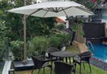Outdoor Umbrella - Outdoor Umbrella
DeconDesigns’ Outdoor Umbrellas offer premium shading solutions for gardens, patios, poolside areas, cafes, resorts, and hotels. Crafted with durable, weather-resistant fabrics and robust frames, they withstand Malaysia’s tropical climate, including sun, rain, and wind. Available in multiple sizes, shapes, and colors, our umbrellas complement any outdoor décor while providing practical sun and rain protection. Easy to operate, adjust, and maintain, they create comfortable and inviting spaces for relaxation, dining, or entertaining guests. Perfect for residential and commercial use, DeconDesigns’ Outdoor Umbrellas combine elegance, functionality, and long-lasting durability, making them a trusted choice for enhancing outdoor areas in Malaysia.
please visit our website at www.decondesigns.com  or contact us via WhatsApp at +60167960331
